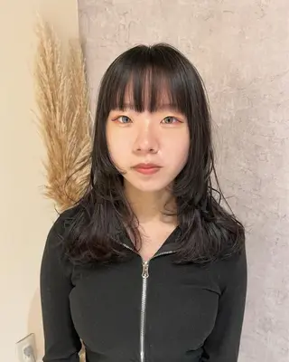 セミロング カラー FIX hair所属・ボブパーマ/ ウルフパーマ原科🪴のヘアスタイル