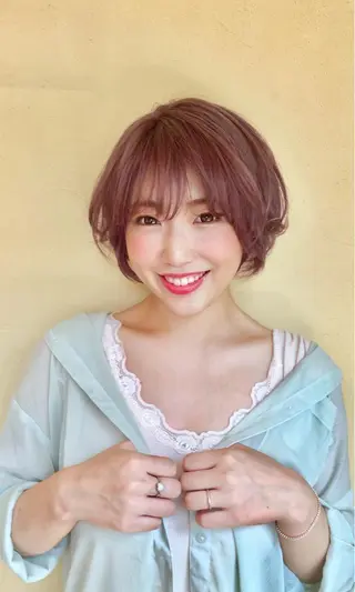 ショート カラー Bleu所属・伊熊 美砂のヘアスタイル