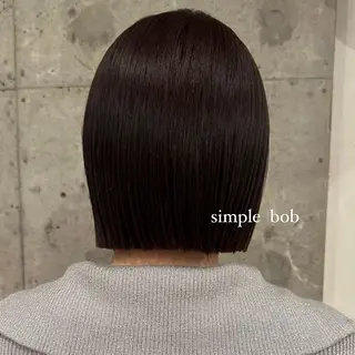 ショート カラー パーマ ボブ/レイヤー/ニュ アンスパーマ/小夏のヘアスタイル