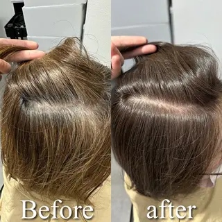 ロング カラー 髪質改善専門店 Adele 青山所属・白髪ぼかし/レイヤー 青山/ヒロキのヘアスタイル