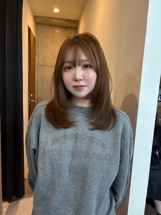 ロング 髪質改善／縮毛矯正 関根青葉のヘアスタイル