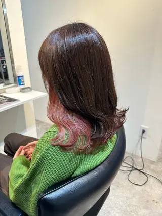 ミディアム SEED　LUXBE所属・髪質改善/小顔 レイヤー/yasuのヘアスタイル