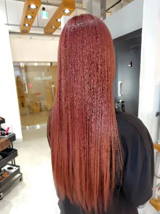 カラー Sun.ny所属・ゆうと/縮毛矯正 /透明感カラー✨️のヘアスタイル