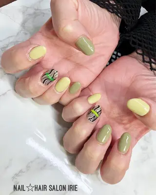 ネイル Hair salon Irie所属・與儀 知佳のネイルデザイン