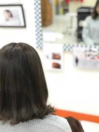 ミディアム カラー 山内 聡史のヘアスタイル