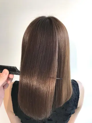 ロング カラー パーマ ヘアアレンジ 🥇髪質改善🥇 polon代表鵜澤のヘアスタイル