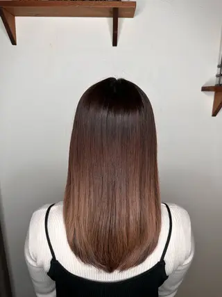 ロング カラー 美容室Un所属・岡野  伊吹【縮毛矯 正/髪質改善】のヘアスタイル