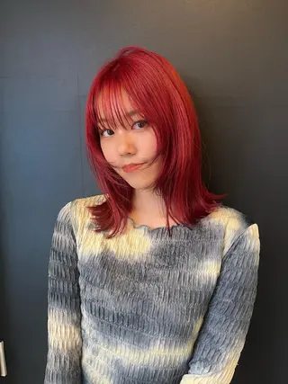 ミディアム @kyoniyy KYONIのヘアスタイル