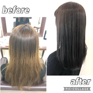 ロング カラー 🫧髪質改善×艶髪 🫧根本泰成🫧のヘアスタイル