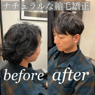 ミディアム LAVIE NEW STANDARD BARBER　浜松町本店所属・NAKAMURA YUKAのヘアスタイル