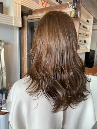 セミロング カラー 💐パーソナルカラー /市橋加菜💐のヘアスタイル