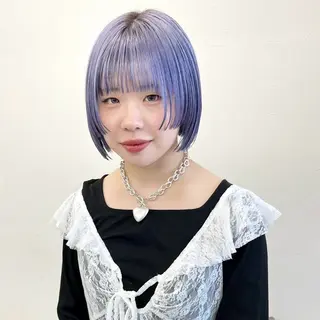 🌙透明感カラー ×カット リナ🌙のヘアスタイル