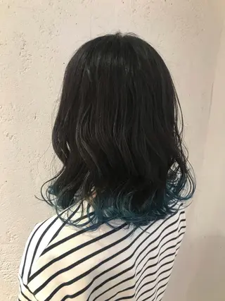 ミディアム カラー 🫧透明感カラー/ ボブ/小笠原汐海🪽のヘアスタイル