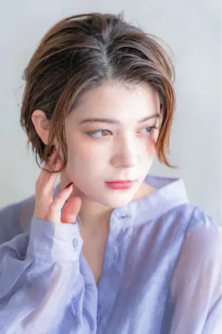 ショート カラー メンズヘア/レイヤー /ボブ山内春輝のヘアスタイル