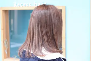 ミディアム カラー Recess hair所属・川内 政人のヘアスタイル