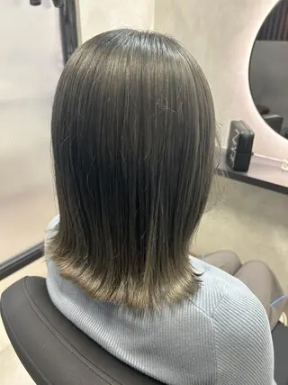 ミディアム カラー 新宿/美髪矯正 髪質改善/韓国風山本のヘアスタイル