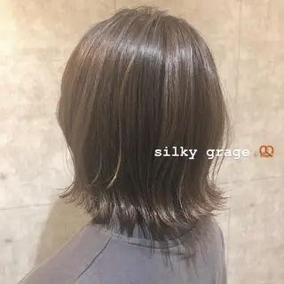 ミディアム カラー 🪞顔周りカット🪞 北里朋子のヘアスタイル