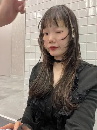 セミロング Hz/金子 亮/レイヤーカットのヘアスタイル