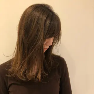 セミロング 艶髪／シールエクステ 🌻ノゾミ🌻のヘアスタイル