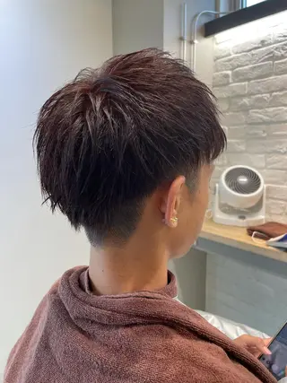 メンズ C’LD hair produce /シールドヘア所属・モテ髪/ボブ/ショー ト/アダチフウトのヘアスタイル