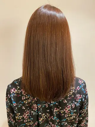 ミディアム カラー 髪質改善 大内翔太のヘアスタイル