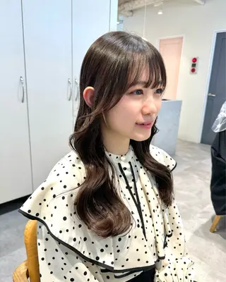 ロング カラー roka所属・ayaka♡ 柔らかカラーのヘアスタイル