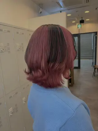 カラー suzu🍒 luxbeのヘアスタイル