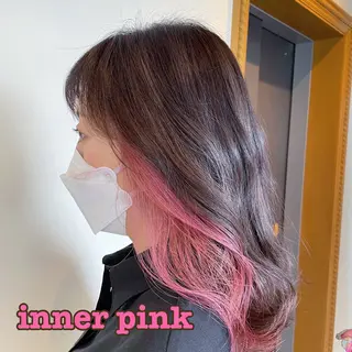 ロング カラー 南上 野々佳のヘアスタイル