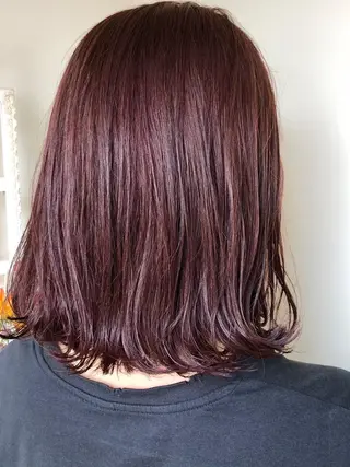 ミディアム カラー HAUS 片山みほのヘアスタイル