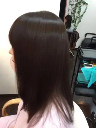 セミロング カラー パーマ 桧山 真のヘアスタイル