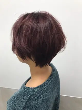 ショート カラー ere hair salonのヘアスタイル