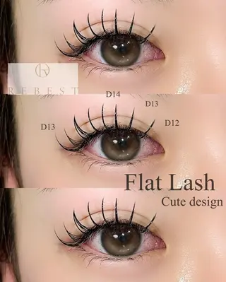 マツエク・マツパ ＲＥＢＥＳＴ 心斎橋店のマツエク・マツパデザイン