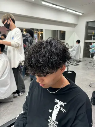 ショート カラー パーマ メンズ 🔥メンズパーマ特化 🔥店長中村雄樹のヘアスタイル