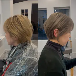 ショート SOLÉ.（ソレ)所属・白崎 龍神のヘアスタイル