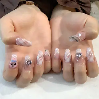 ネイル 💎🐰 saki. m 🐰💎のネイルデザイン