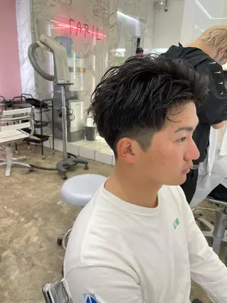 ショート メンズ 🐺ウルフ/レイヤー カット/高嶋湧大のヘアスタイル