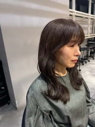 ミディアム カラー Dxxxx III所属・女性目線の大人 メンズ*Ayakaのヘアスタイル