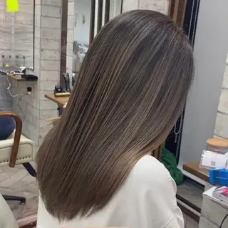 ミディアム カラー パーマ ヘアアレンジ メンズ キッズ ネイル マツエク・マツパ アイブロウ SUNC/Jiles 【美容室】のヘアスタイル