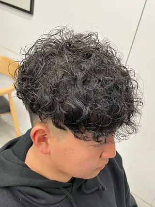ショート パーマ メンズ 新潟メンズパーマ 新潟駅/小田拓実のヘアスタイル