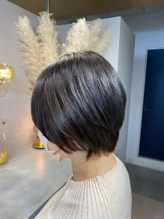 ショート ✂︎神カット&カラー 韓国風パーマ黒田ダイのヘアスタイル