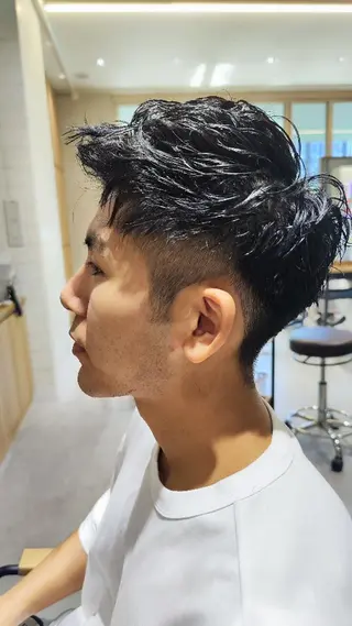 メンズ FourCornersCutShop3/cent栄フェード刈り上げメンズ専門所属・フェード/パーマ☀ 安部佑希のヘアスタイル