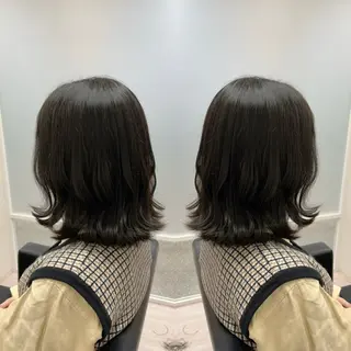 ミディアム 韓国🇰🇷 ✂︎hair 内田愛のヘアスタイル