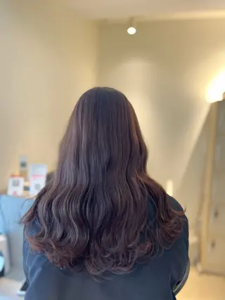 セミロング ♥️透明感×抜け感 ベージュ/佑珠♥️のヘアスタイル