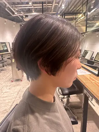 ショート 🌷モア 🌷暖色カラー・ボブのヘアスタイル