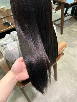 ロング ここな Un amiのヘアスタイル