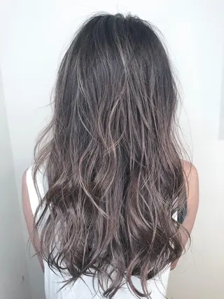 ミディアム カラー AMI Hair  supply所属・髪質改善カラー 韓国風レイヤーのヘアスタイル