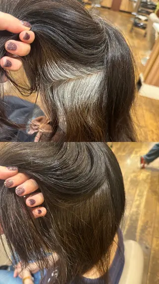 ミディアム カラー 池見 円花🌷のヘアスタイル