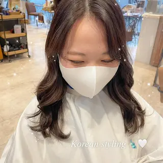 セミロング 𝙢𝙞𝙮𝙪🎀 girly hairのヘアスタイル