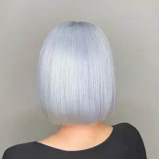 ミディアム カラー 女性支持率No.1ハ イトーン特化神田真志のヘアスタイル