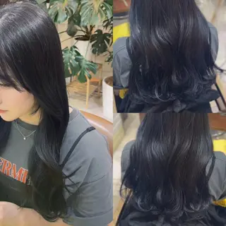 ロング カラー 透明感カラー／ 艶感カラー／RAMUのヘアスタイル
